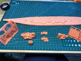 3d Printed Kits 1/700 Us Ohio-class Battleship(full Hull/waterline)
